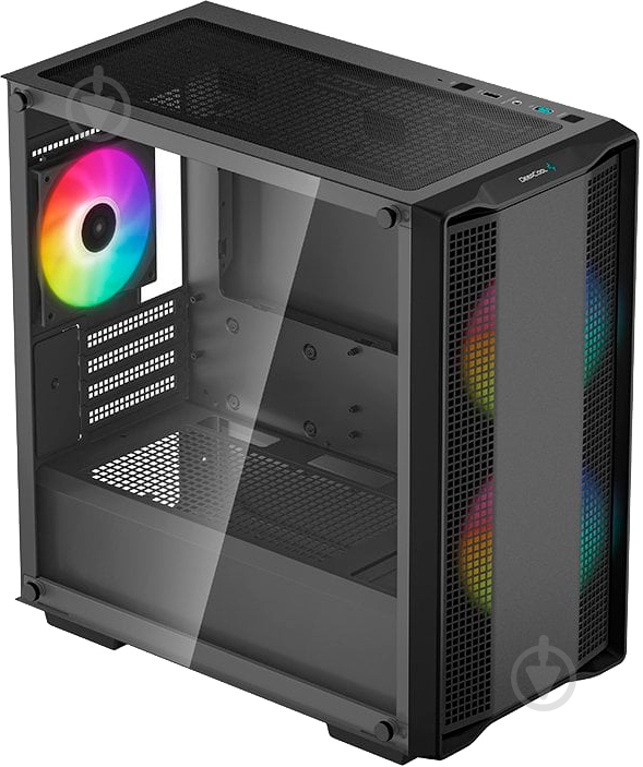 Корпус Deepcool CC360 ARGB без БП (R-CC360-BKAPM3-G-1) Black - фото 3 Корпус Deepcool CC360 ARGB без БП (R-CC360-BKAPM3-G-1) Black - фото 3