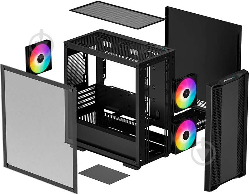 Корпус Deepcool CC360 ARGB без БП (R-CC360-BKAPM3-G-1) Black - фото 13 Корпус Deepcool CC360 ARGB без БП (R-CC360-BKAPM3-G-1) Black - фото 13