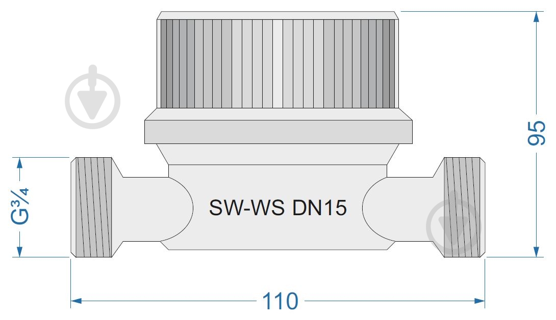 Счетчик холодной воды SENS SW-WS - фото 4