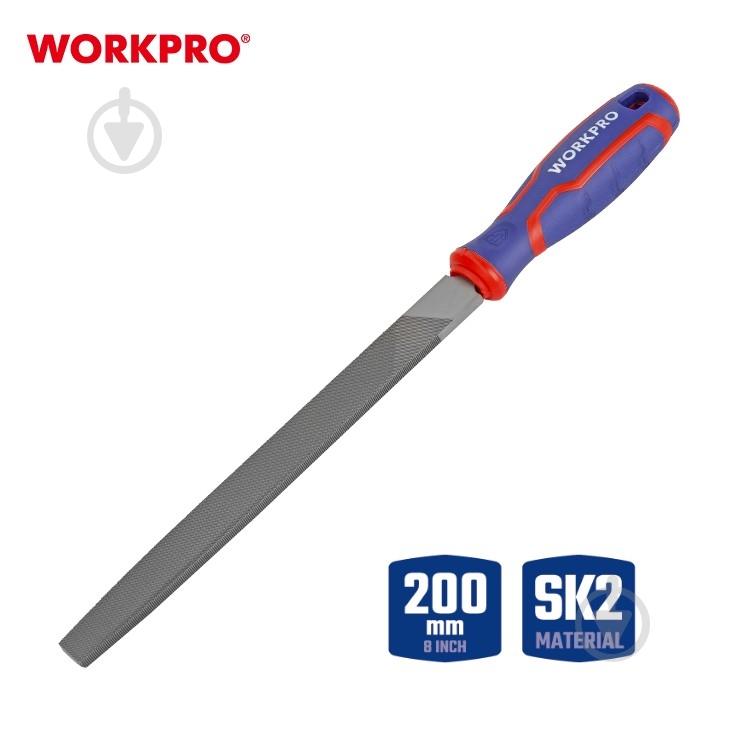 Напильник WORKPRO 200 мм 1 шт. WP251001 - фото 2