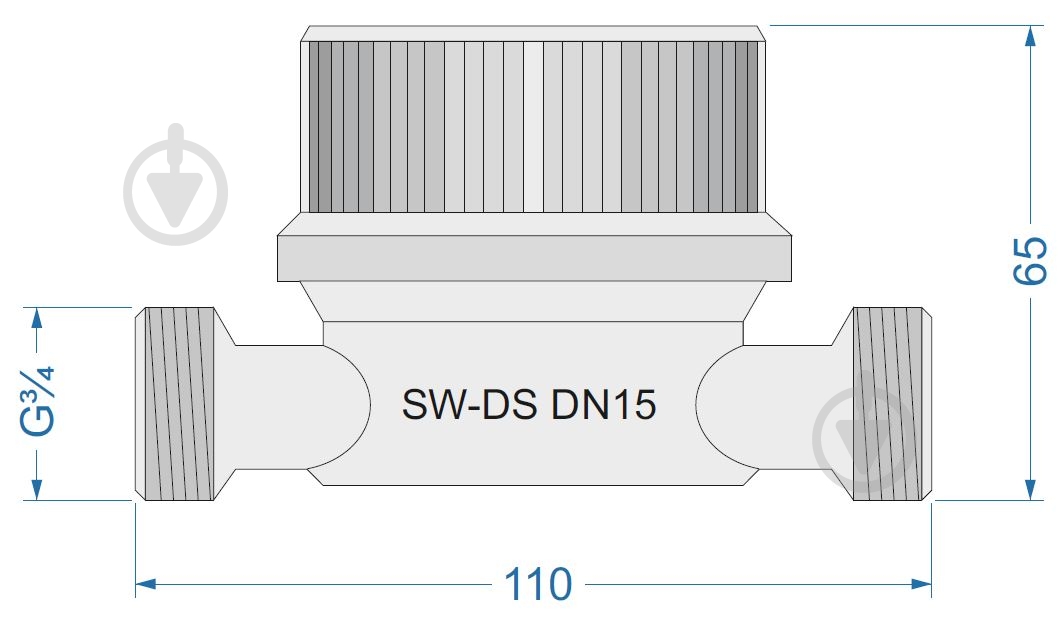 Счетчик воды SENS SW-DS - фото 4