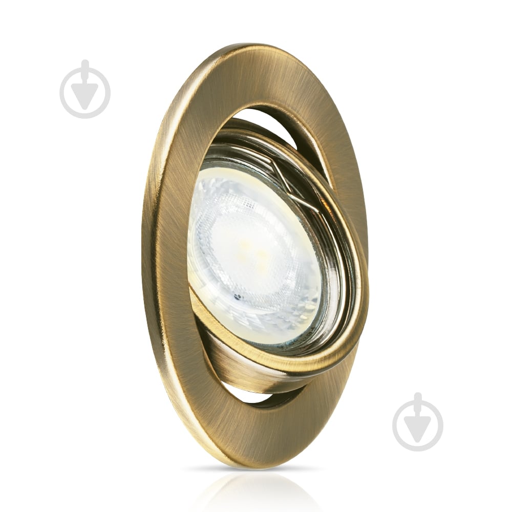 Світильник точковий Accento lighting AC22 MR16 35 Вт G5.3 античне золото Accento Lighting AC22 античне - фото 1