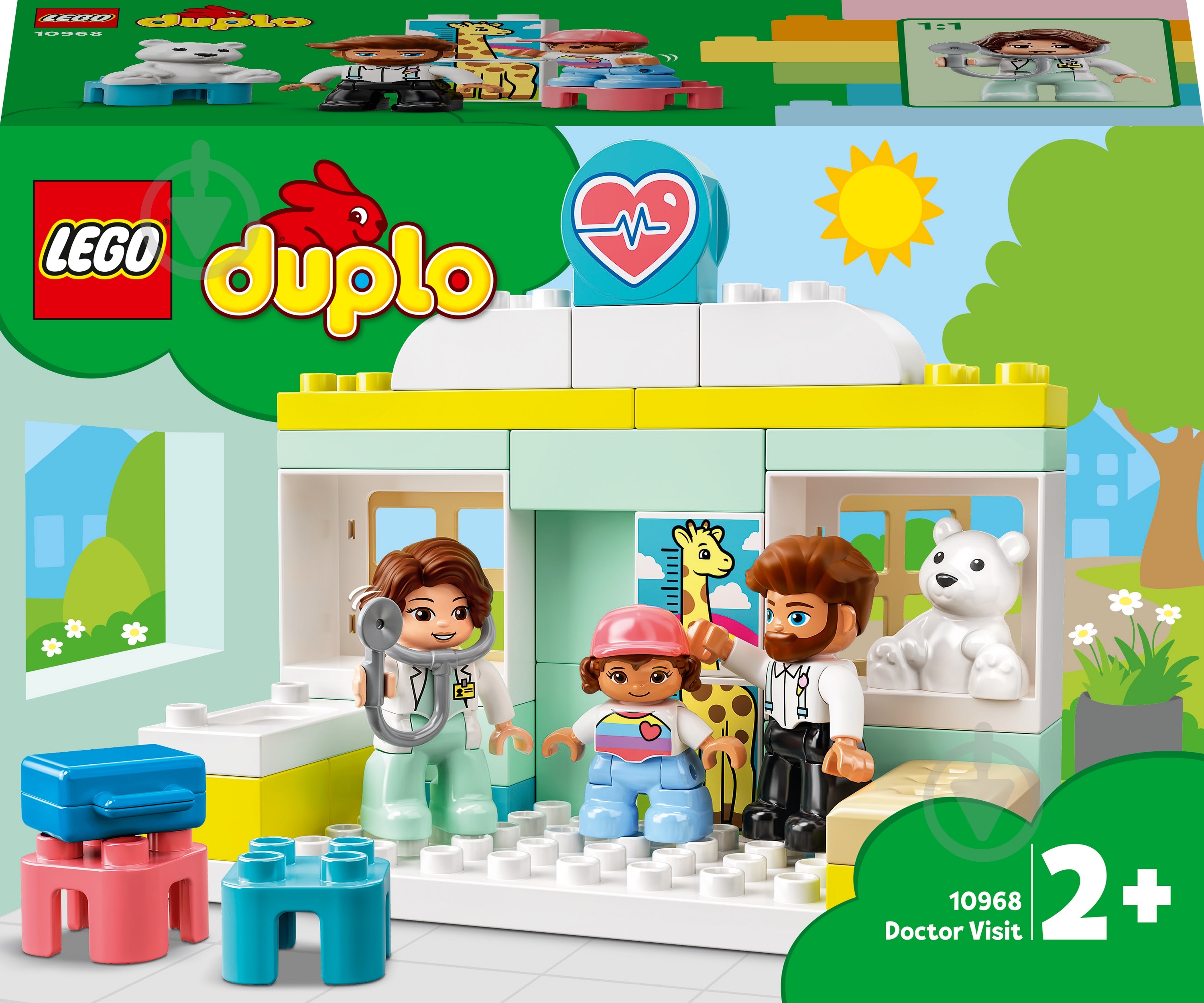 Конструктор LEGO DUPLO Поход к врачу 10968 - фото 1 Конструктор LEGO DUPLO Поход к врачу 10968 - фото 1