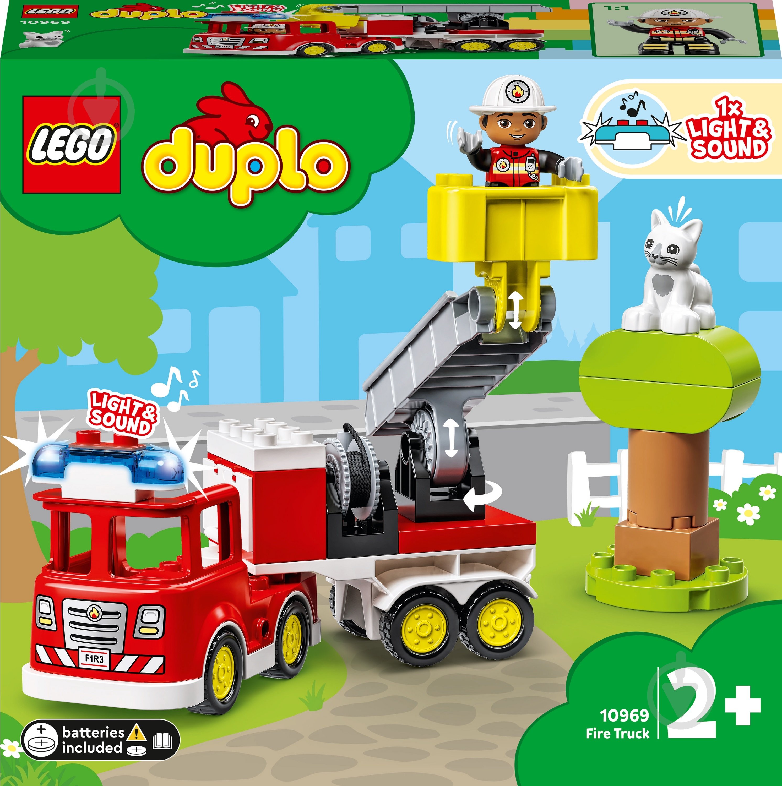 Конструктор LEGO DUPLO Пожежна машина 10969 - фото 1