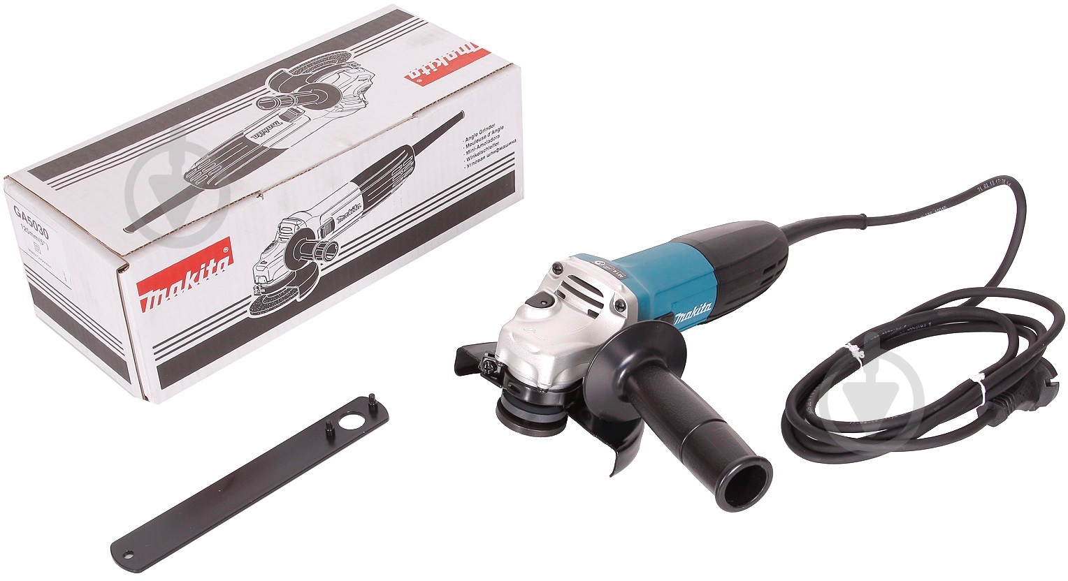 Болгарка (кутова шліфмашина) Makita GA5030 + 2 відрізних диска SET-GA5030 - фото 9 Болгарка (кутова шліфмашина) Makita GA5030 + 2 відрізних диска SET-GA5030 - фото 9