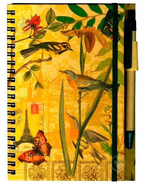 Блокнот с ручкой ЕКО 17,7x14см, листов Птички DASEN - фото 1 Блокнот с ручкой ЕКО 17,7x14см, листов Птички DASEN - фото 1