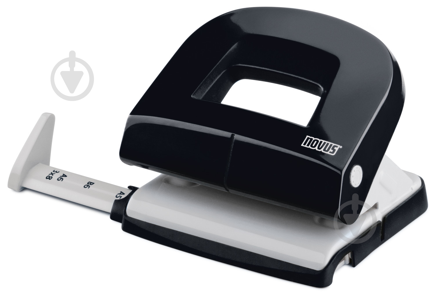 Дырокол Е 216 черный Novus - фото 1 Дырокол Е 216 черный Novus - фото 1
