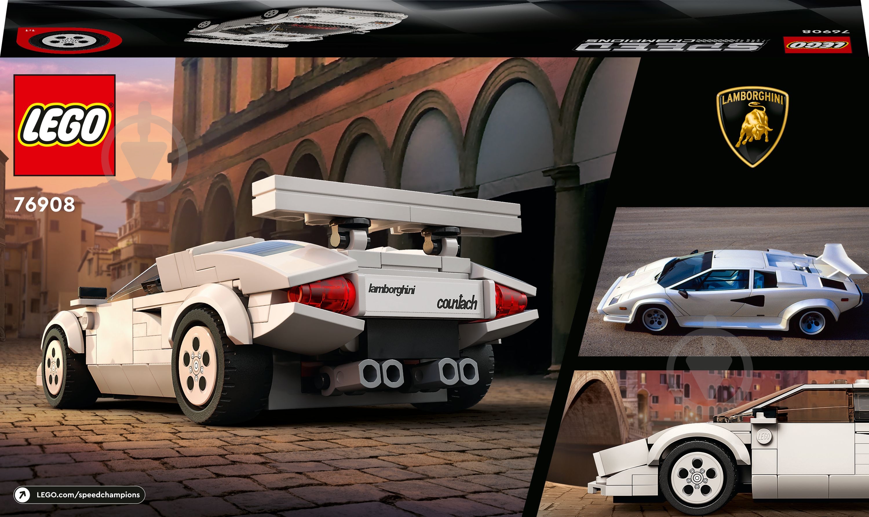 Конструктор LEGO Speed Champions Lamborghini Countach 76908 - фото 2
