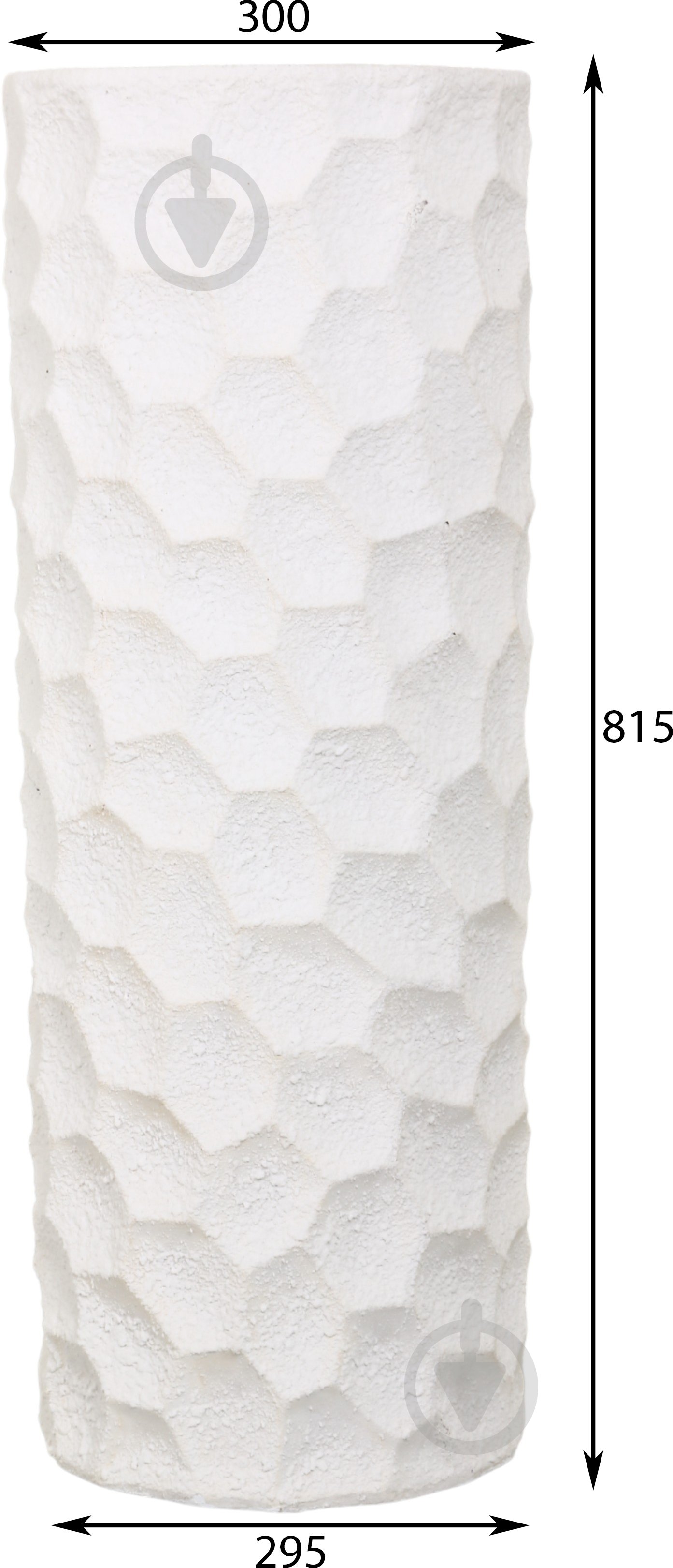 Ваза Sensio Honeycomb 81,5 см біла CF1731FW - фото 2