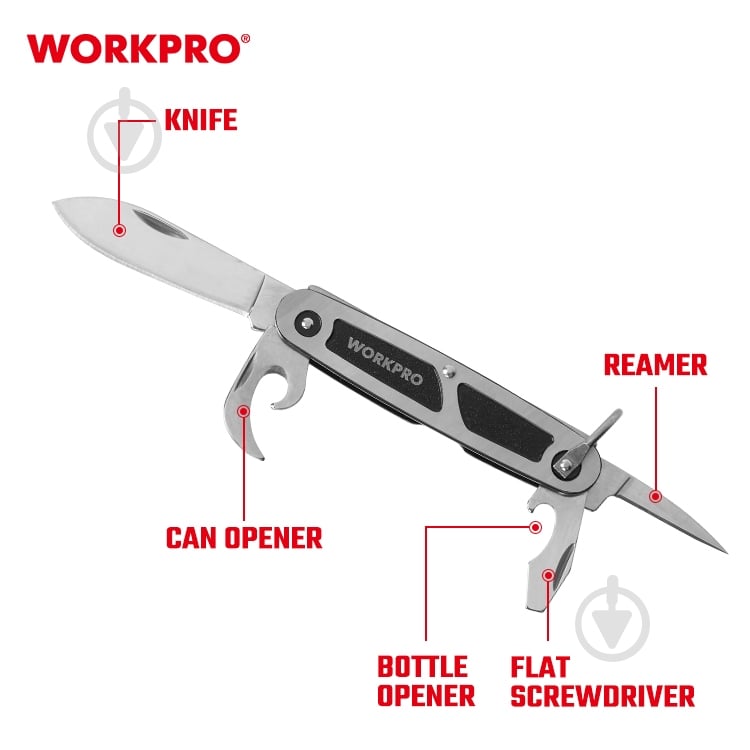 Мультитул WORKPRO WP382010 - фото 2