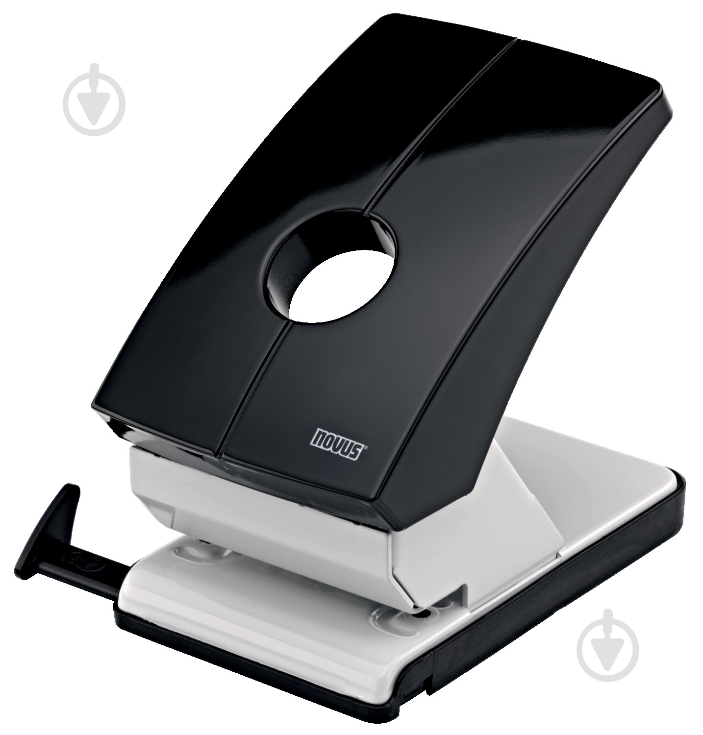 Дырокол B260 мощный серо-черный Novus - фото 1 Дырокол B260 мощный серо-черный Novus - фото 1