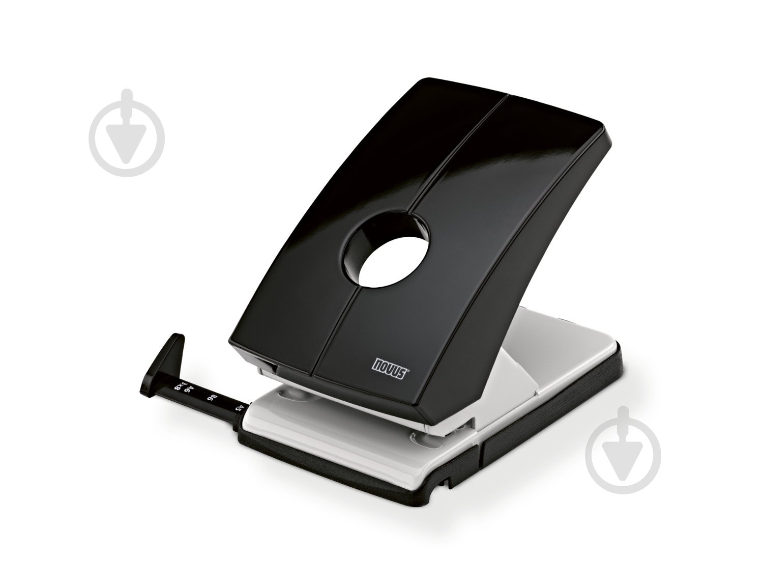 Дырокол B240 серо-черный Novus - фото 1