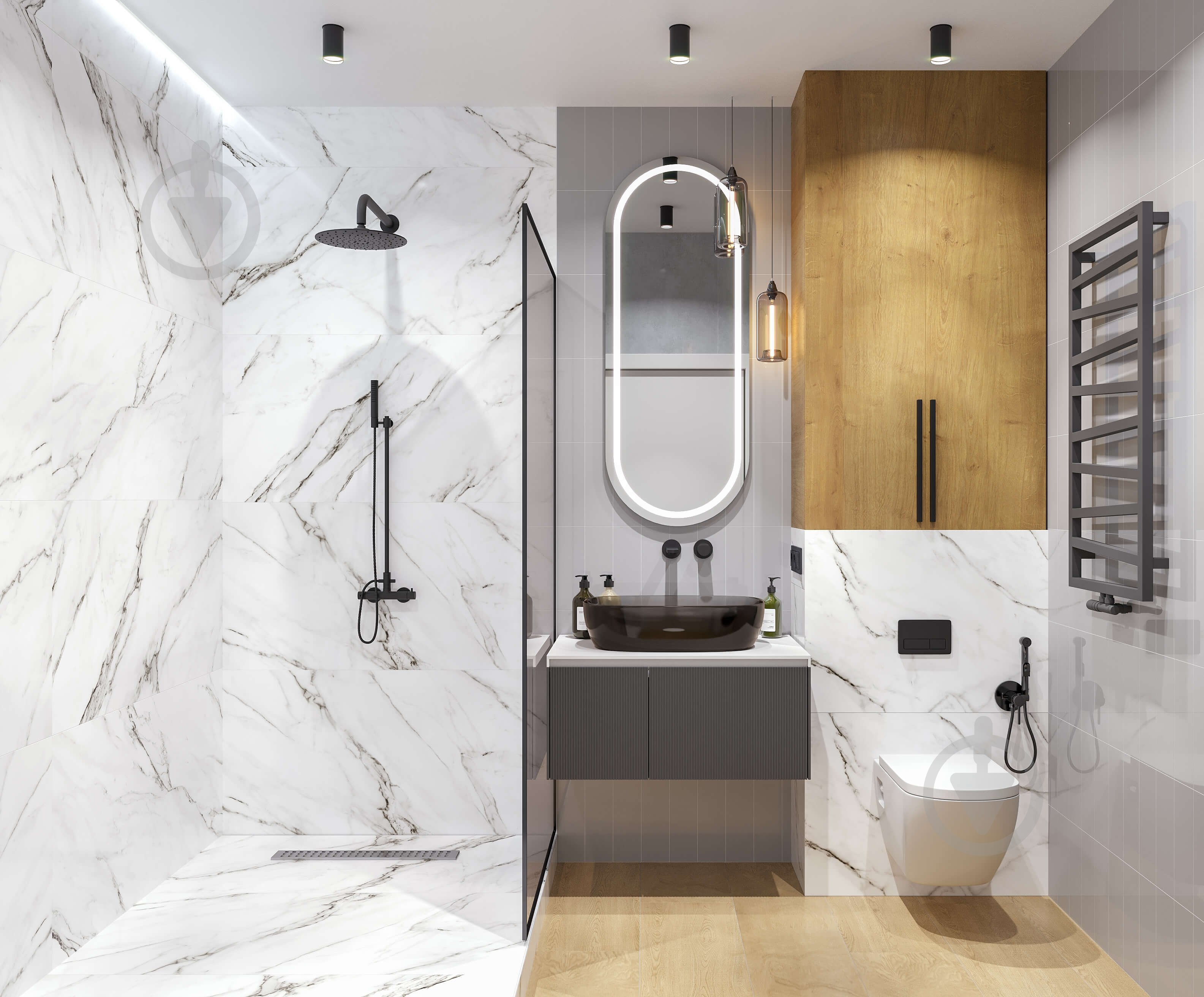 Плитка Golden Tile Marmo Roma white MR09П0 120x60 см - фото 2