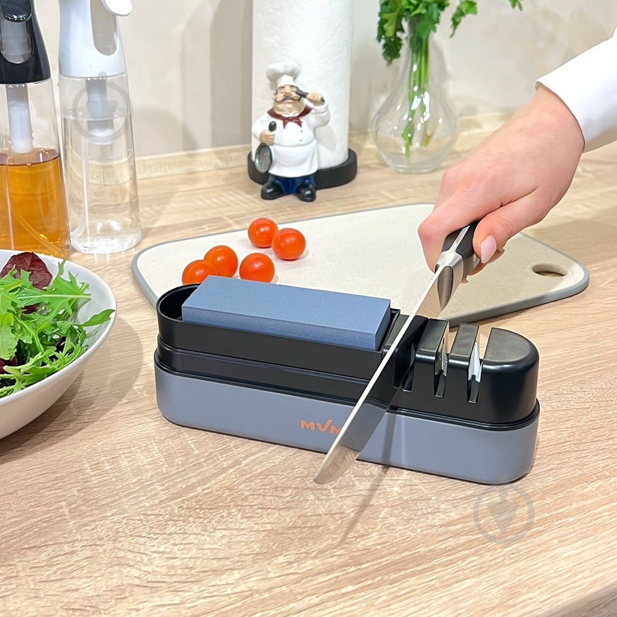 Точилка для ножей MVM KP-02 GRAY 22х5х7 см - фото 5