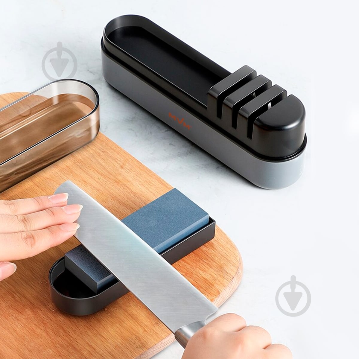 Точилка для ножей MVM KP-02 GRAY 22х5х7 см - фото 12