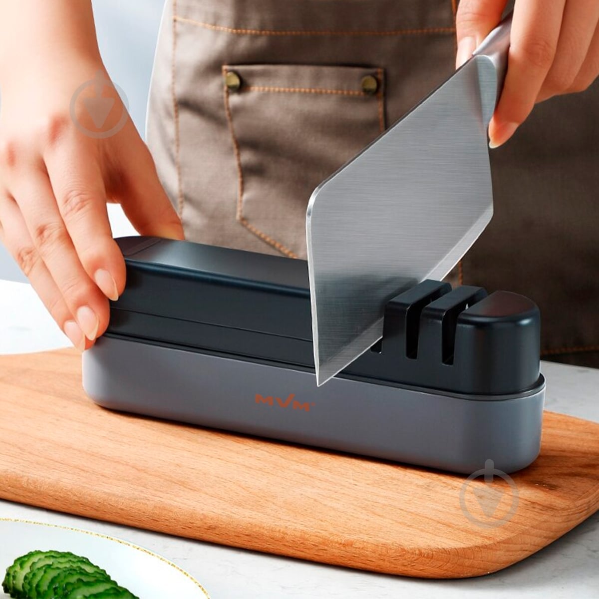 Точилка для ножей MVM KP-02 GRAY 22х5х7 см - фото 8