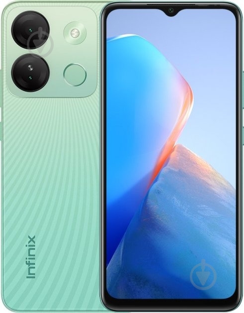 Смартфон Infinix Smart 7 HD 2/64GB green apple (X6516) - фото 1 Смартфон Infinix Smart 7 HD 2/64GB green apple (X6516) - фото 1