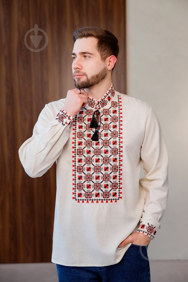 Рубашка Galychanka Отвага Msh66-ls р. L меланж - фото 1