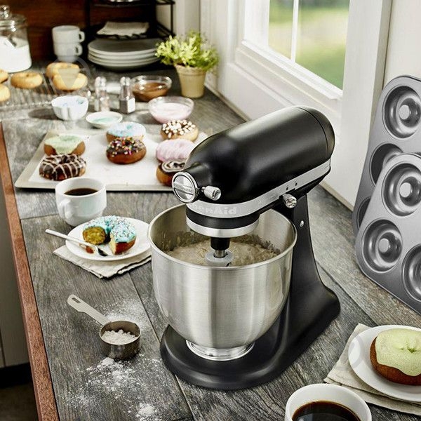 Кухонная машина KitchenAid Artisan Artisan 5KSM3311XEBM откидным блоком матовый черный - фото 5