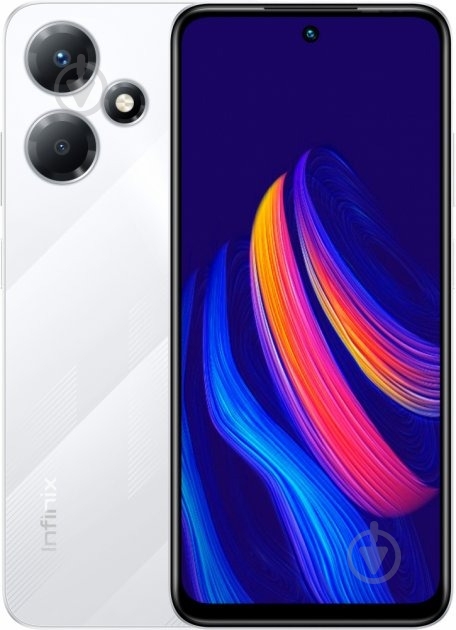 Смартфон Infinix HOT 30 Play NFC 8/128GB blade white (X6835B) - фото 1 Смартфон Infinix HOT 30 Play NFC 8/128GB blade white (X6835B) - фото 1