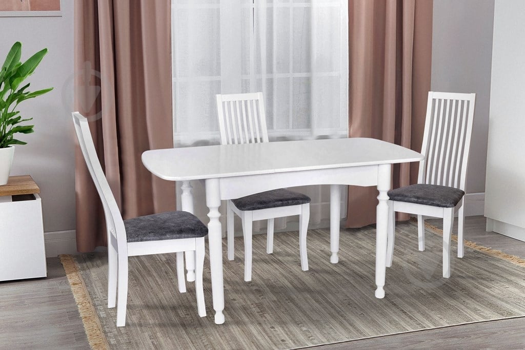 Стол обеденный Поло белый - фото 4 Стол обеденный Поло белый - фото 4