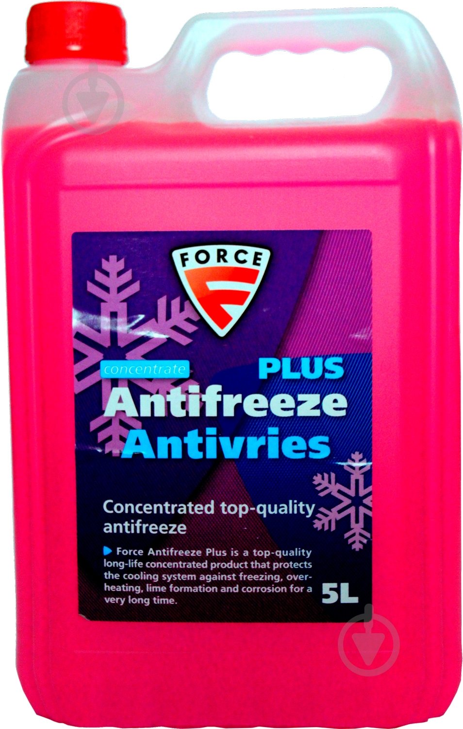 Антифриз Force 175300501 -38 °C G12 концентрат 5 л красный (175300501) - фото 1