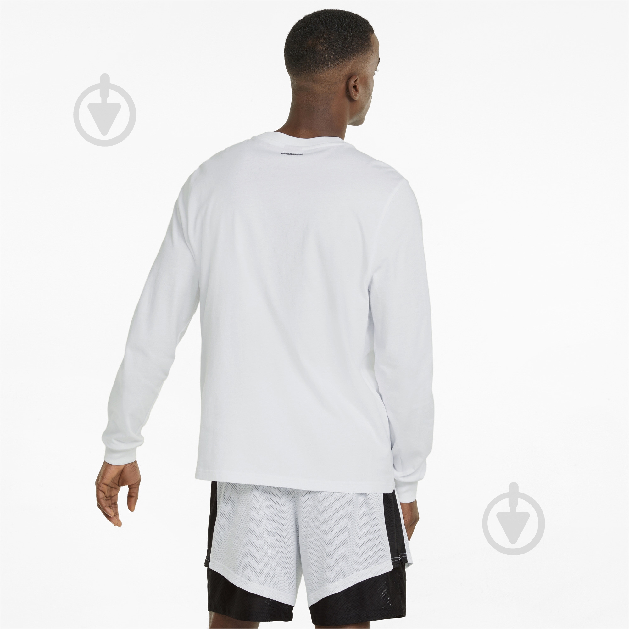 Футболка Puma Timeout LS Tee 53236002 р.L белый - фото 2 Футболка Puma Timeout LS Tee 53236002 р.L белый - фото 2