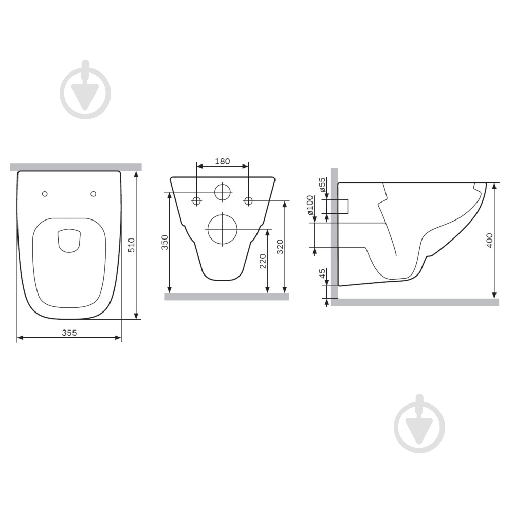 Унитаз подвесной AM.PM CXA1700SC X-Joy FlashClean с сиденьем микролифт - фото 12 Унитаз подвесной AM.PM CXA1700SC X-Joy FlashClean с сиденьем микролифт - фото 12