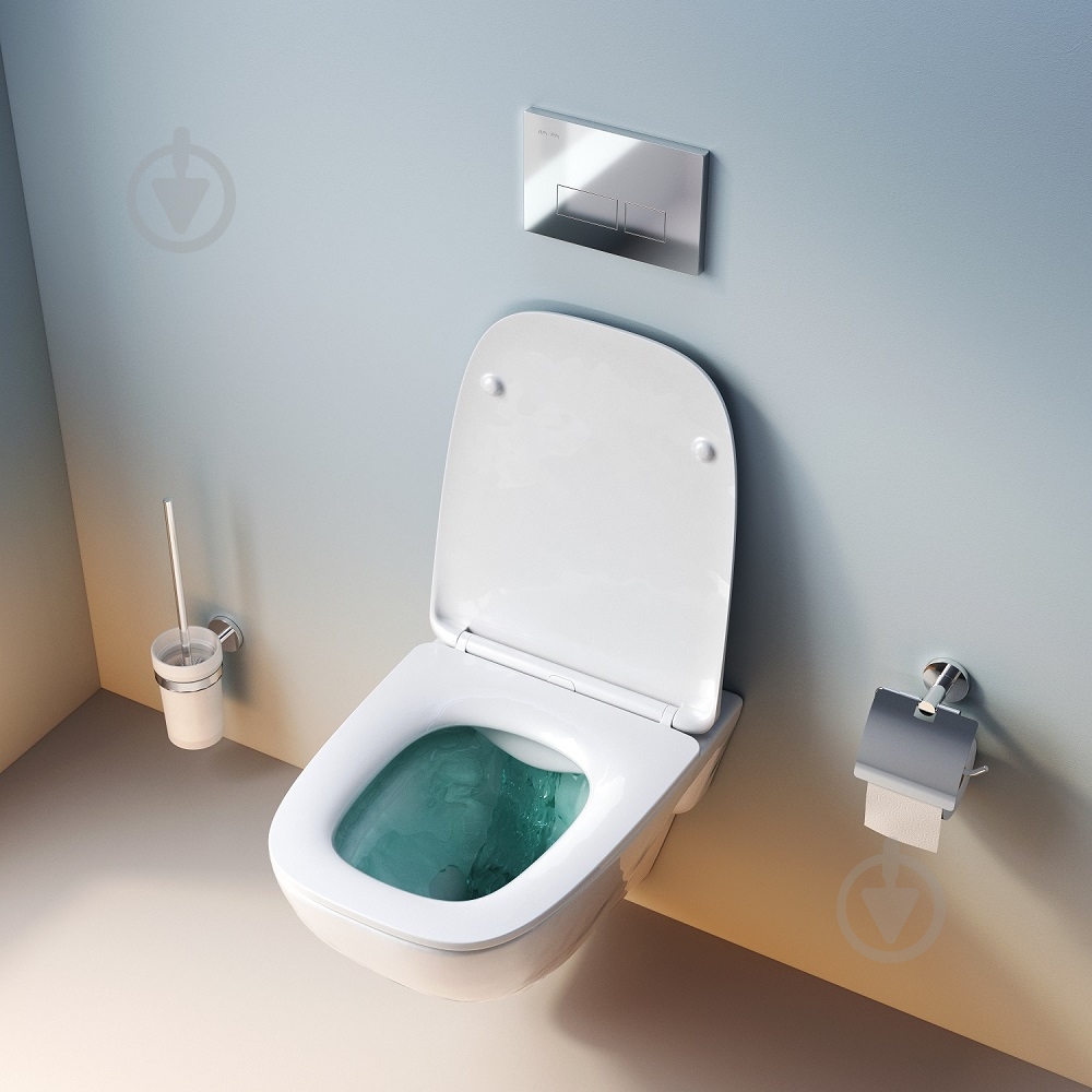 Унитаз подвесной AM.PM CXA1700SC X-Joy FlashClean с сиденьем микролифт - фото 4 Унитаз подвесной AM.PM CXA1700SC X-Joy FlashClean с сиденьем микролифт - фото 4