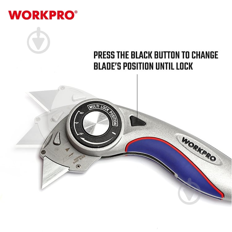 Ніж-трапеція WORKPRO WP211013 - фото 4 Ніж-трапеція WORKPRO WP211013 - фото 4