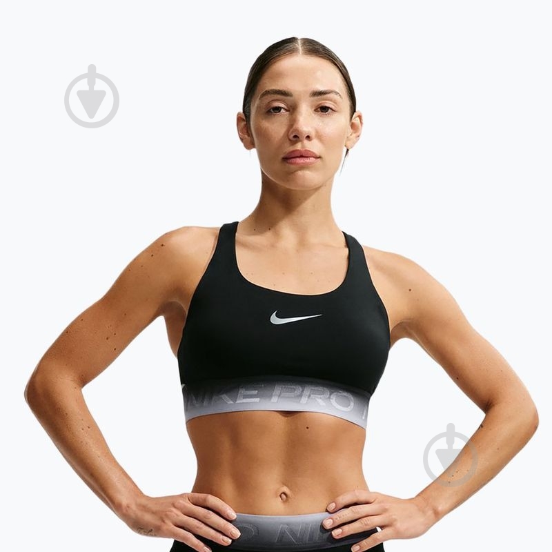 Бра Nike Pro Dri-Fit Light-Support IM9959-010 р.M блакитний - фото 1