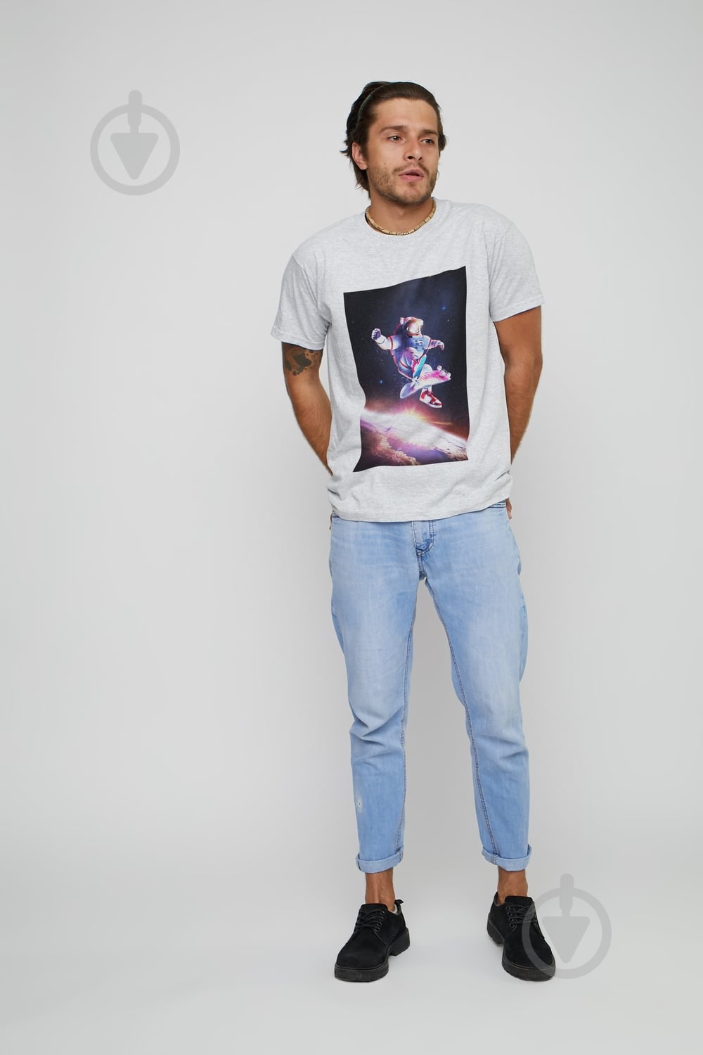 Футболка YAPPI MG2324 р.M серый - фото 2