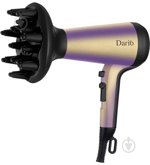 Фен Dario DHD9222 Gold - фото 1 Фен Dario DHD9222 Gold - фото 1