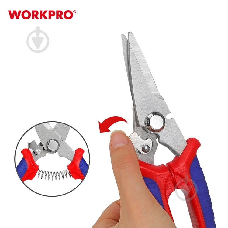 Ножиці WORKPRO WP214008 - фото 3