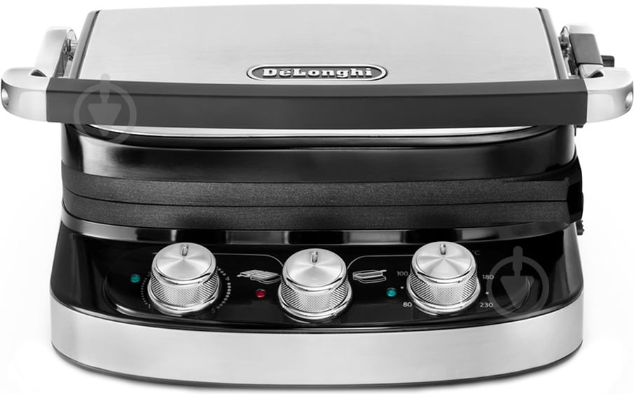 Контактный гриль Delonghi CGH 912 Steel BK - фото 1 Контактный гриль Delonghi CGH 912 Steel BK - фото 1