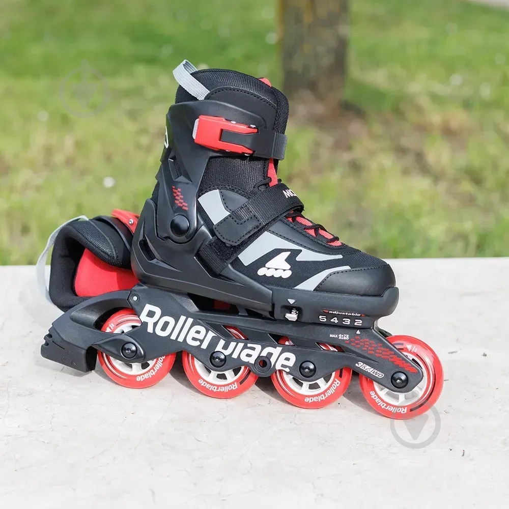 Роликовые коньки Rollerblade Microblade 86B0751530-ND01 р. 28-32 красный - фото 8