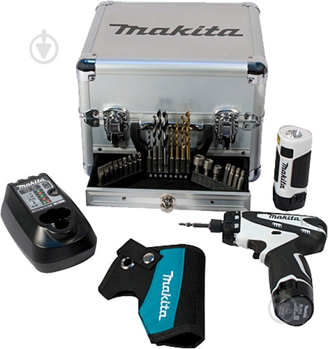 Набор Makita Аккумуляторный шуруповерт MAKITA DF030DWX и оснастка DF030DWX01 - фото 2 Набор Makita Аккумуляторный шуруповерт MAKITA DF030DWX и оснастка DF030DWX01 - фото 2