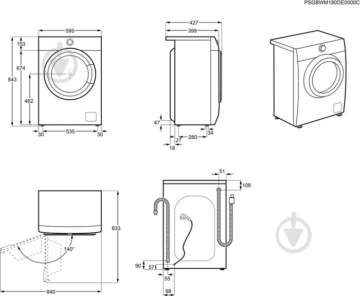 Стиральная машина Electrolux EW6S3R26S - фото 7 Стиральная машина Electrolux EW6S3R26S - фото 7