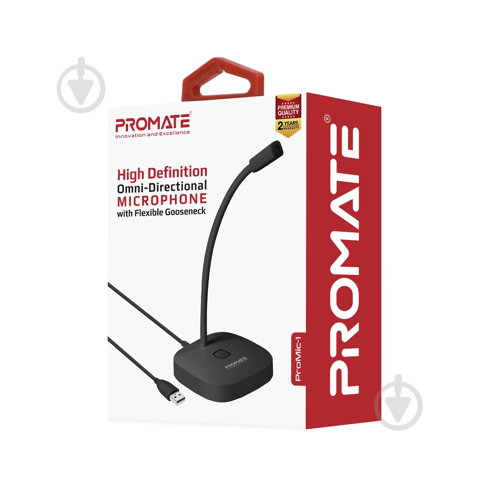 Микрофон Promate ProMic-1 USB Black - фото 8 Микрофон Promate ProMic-1 USB Black - фото 8