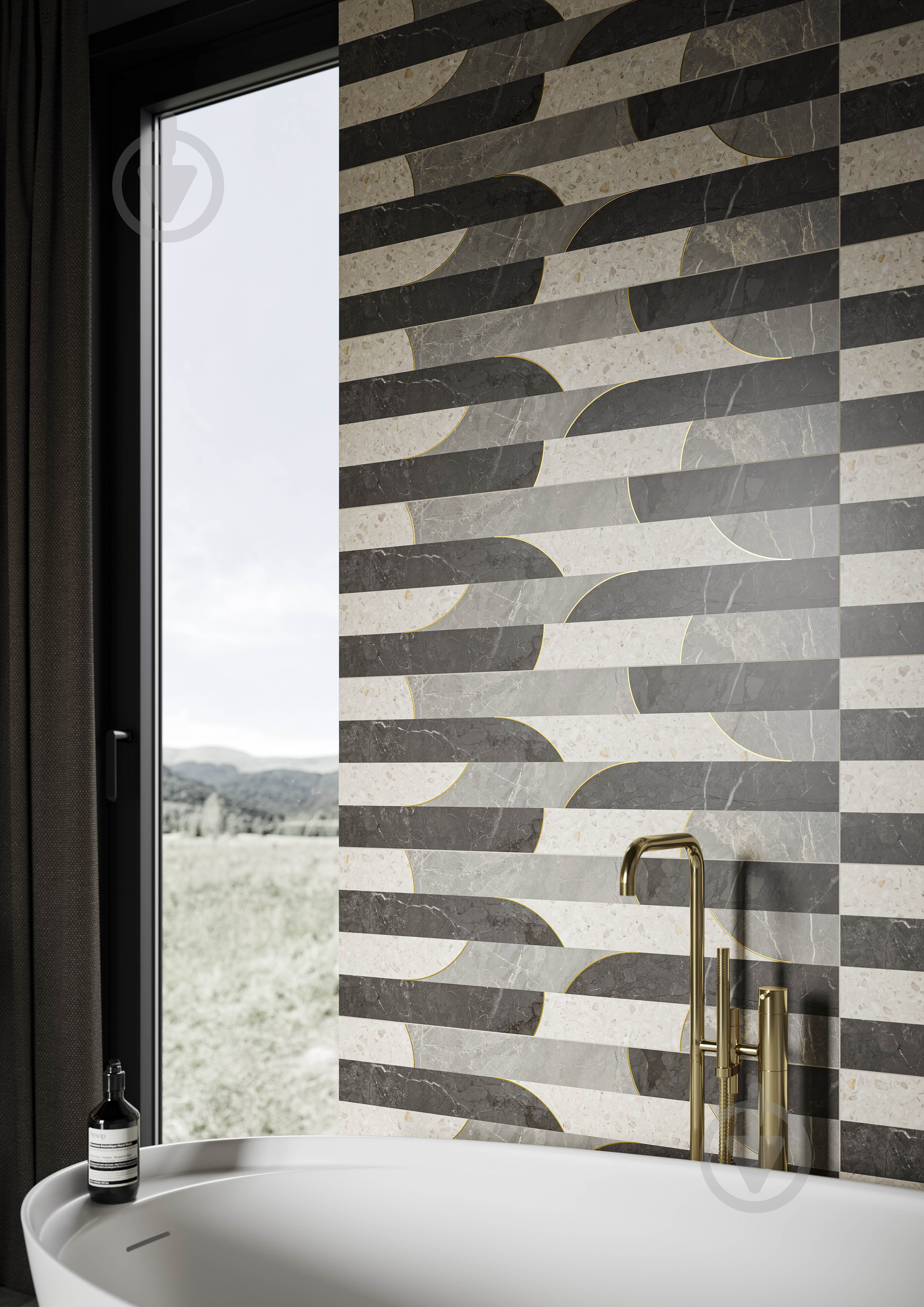 Плитка Ceramika Paradyz Magical time grey decor ret mat 29,8х89,8 см - фото 5