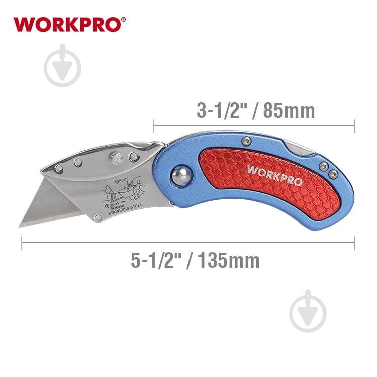 Нож WORKPRO WP211005 - фото 4