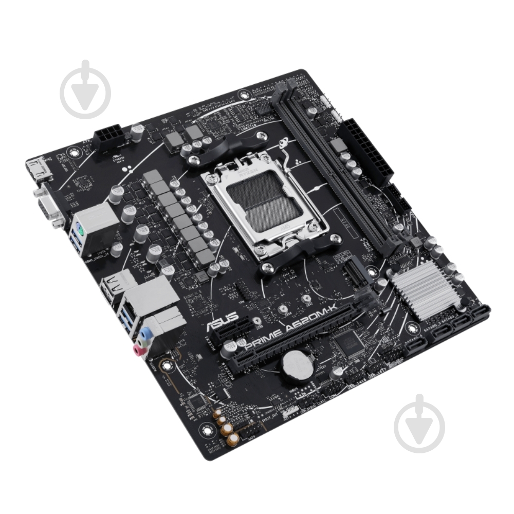 Материнская плата Asus PRIME A620M-K (Socket AM5, AMD A620, micro ATX) - фото 3 Материнская плата Asus PRIME A620M-K (Socket AM5, AMD A620, micro ATX) - фото 3