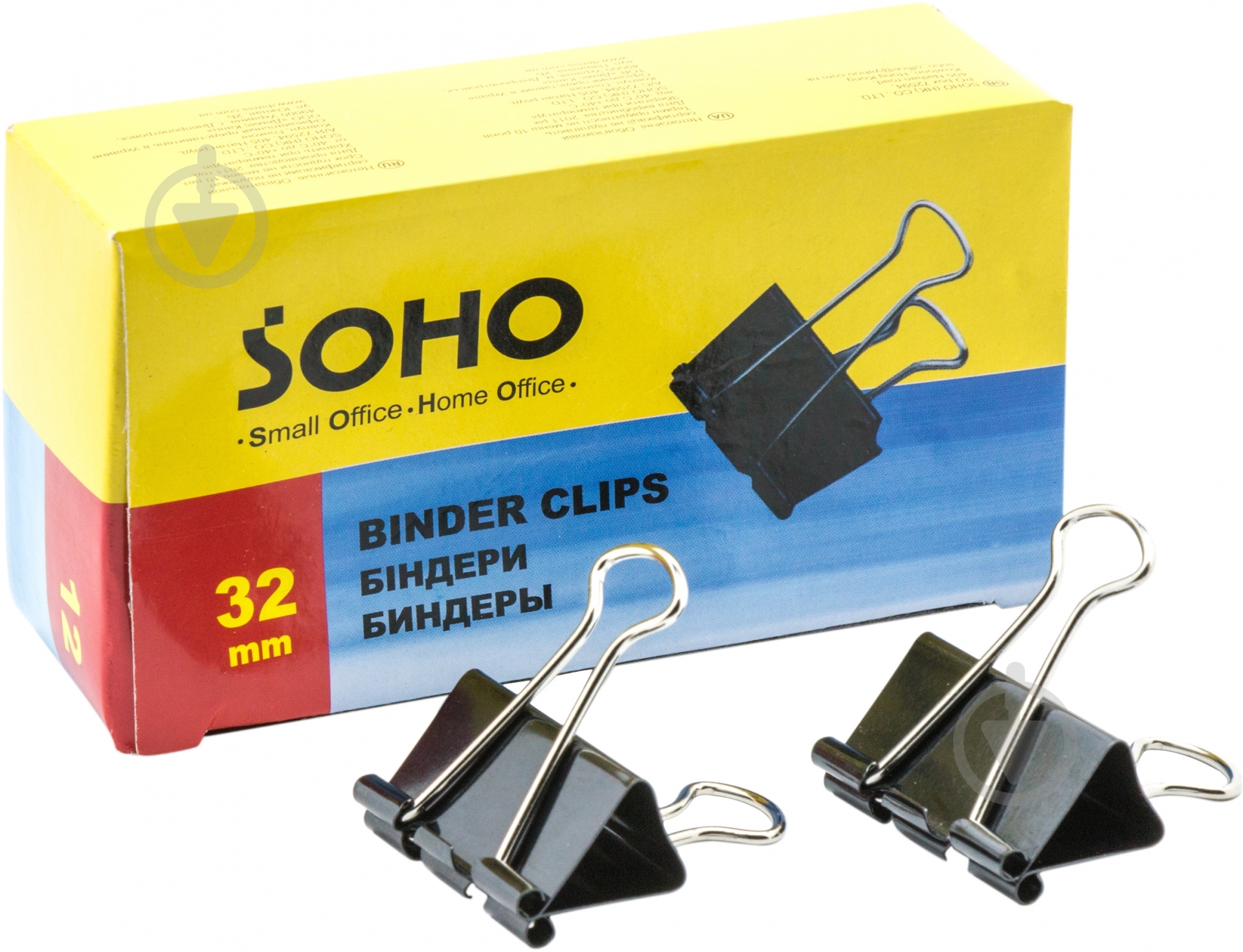 Биндер 32 мм 12 шт. черный - фото 2