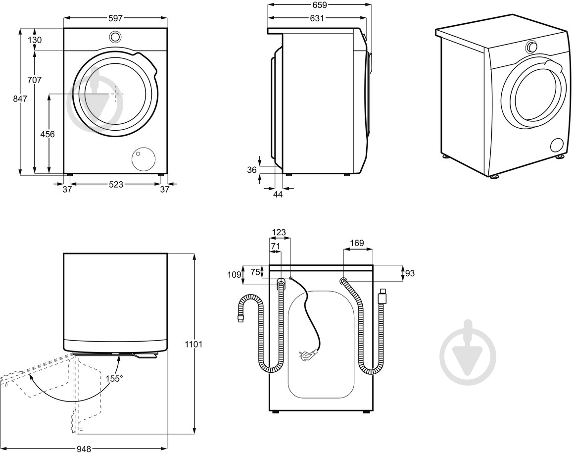 Пральна машина із сушкою Electrolux EW7WR361S - фото 6 Пральна машина із сушкою Electrolux EW7WR361S - фото 6