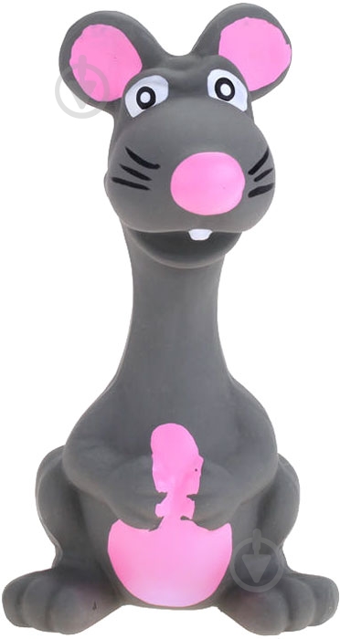 Игрушка для собак Lilli Pet Мышь Ben со звуком 13 см - фото 1