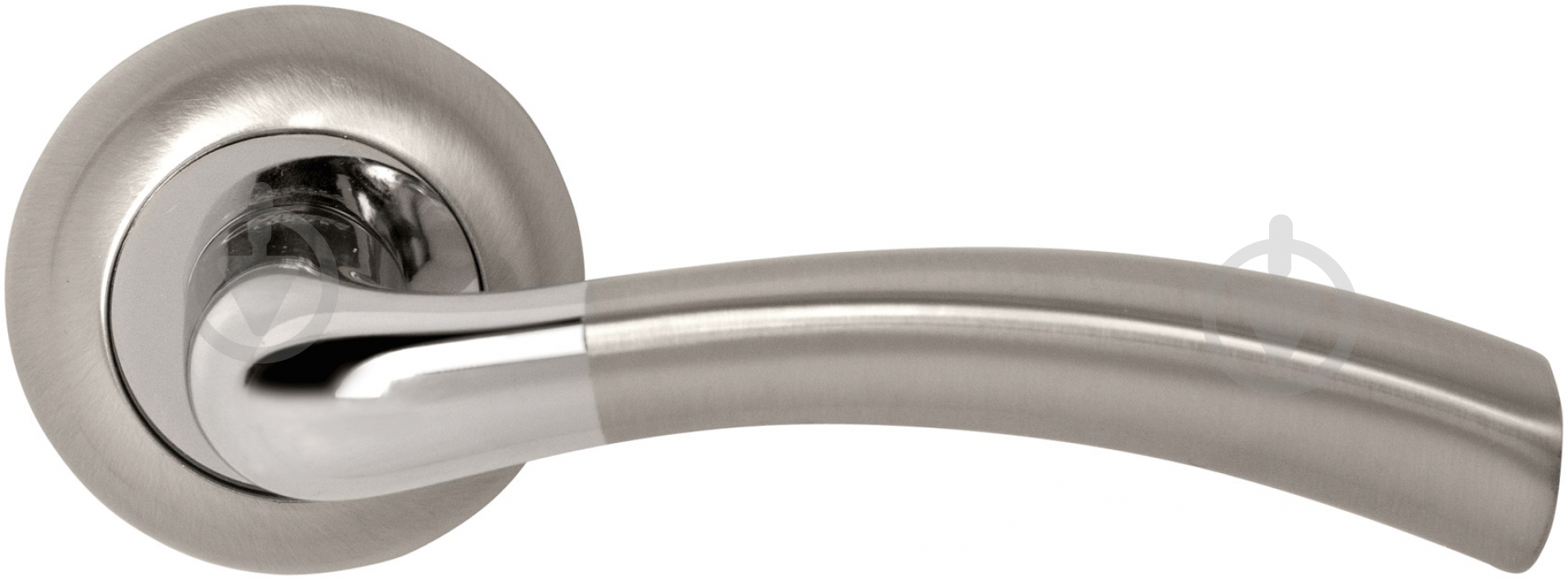 Ручка на розетке Firenze Capri матовый никель - фото 1 Ручка на розетке Firenze Capri матовый никель - фото 1