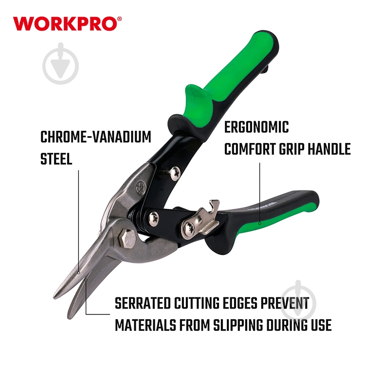 Ножницы по металлу WORKPRO - фото 3