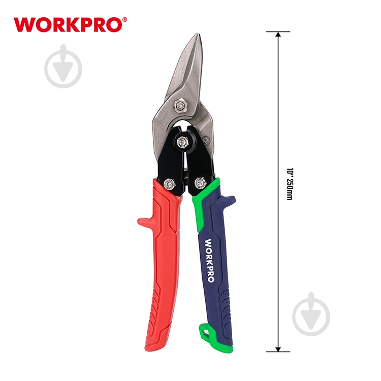 Ножницы по металлу WORKPRO WP214021 - фото 3