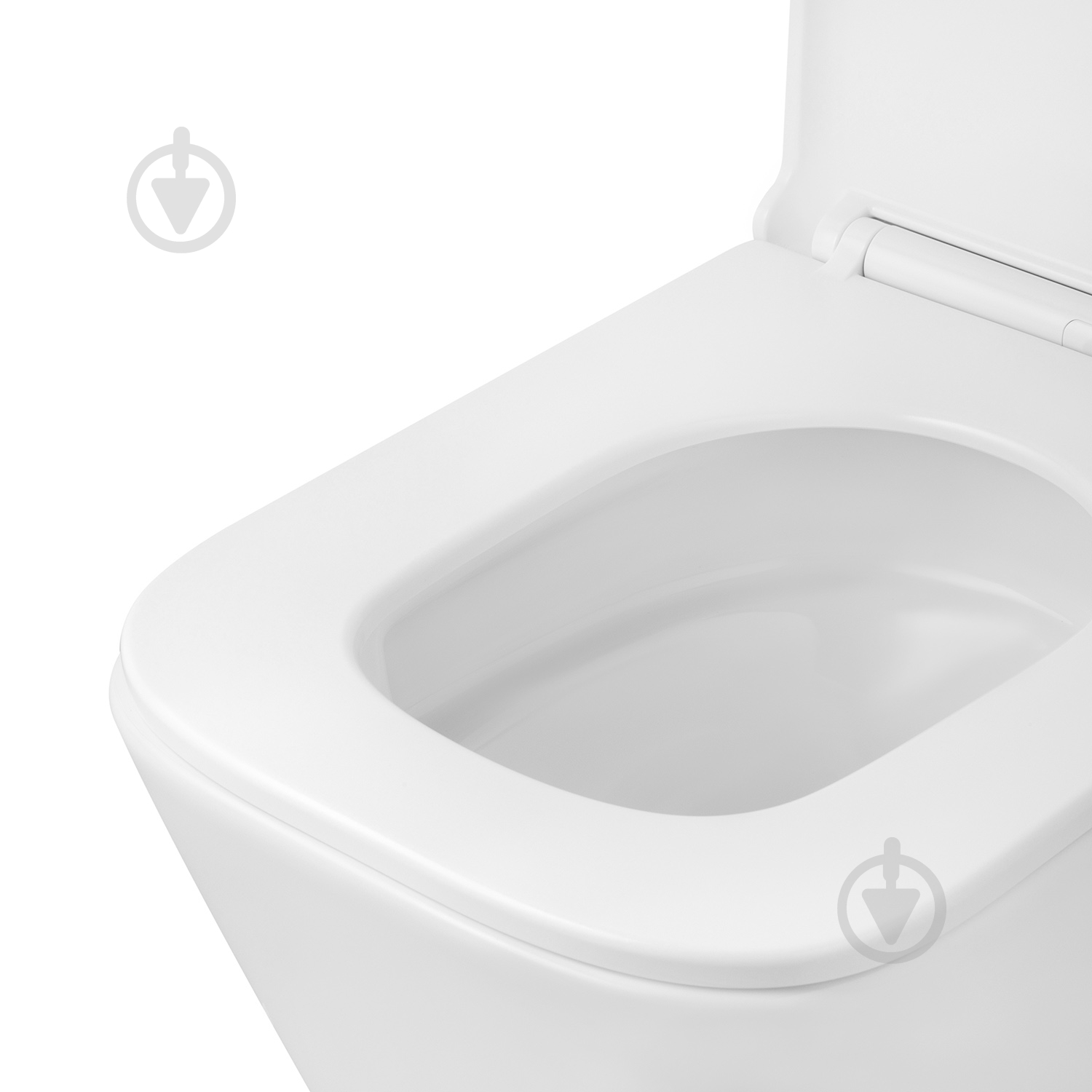 Унитаз подвесной Kroner безободковый Eifel WHI493436 TORNADO с сидением - фото 10