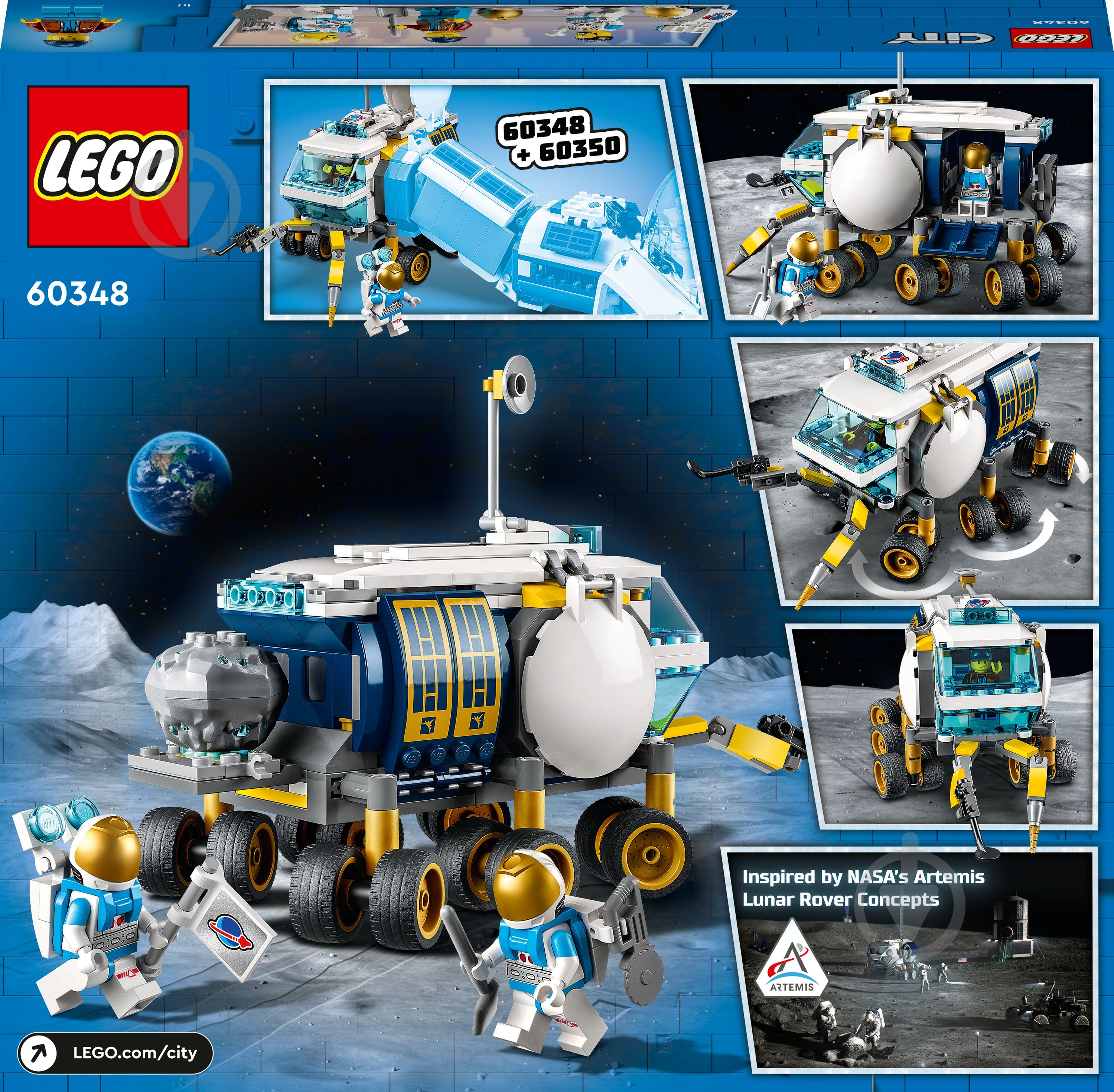 Конструктор LEGO City Луноход 60348 - фото 2